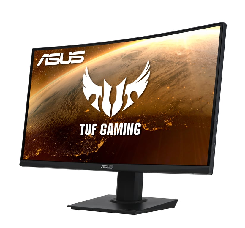 ASUS TUF Gaming VG24VQE Ecran PC gaming 23 6" FHD Dalle VA Incurvée 1ms 165Hz 1920x1080 250cdm² 1x DP & 2x HDMI ELMB AMD FreeSync Premium Haut parleurs Shadow Boost - vue 4