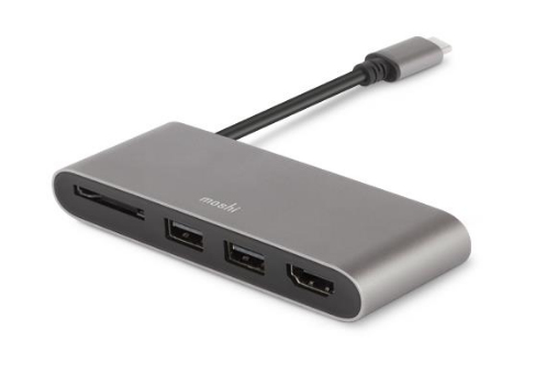 Hub USB C Multiports 3 en 1 USB C HDMIHDCP 4K Ultra compact 104 Mo/ Neuf