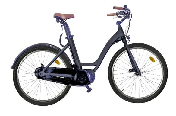 Lexgo CT26 bicicleta eléctrica Negro 66 cm (26'') 25 kg