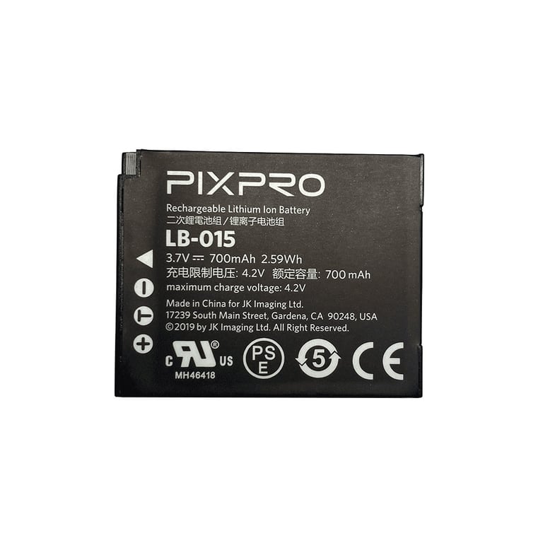 Batterie Kodak WPZ2 – 700 mAh Lithium Ion - vue 4