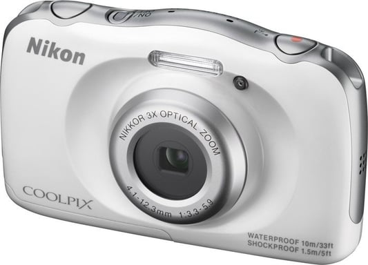 Nikon COOLPIX S33 1/3.1'' Cámara compacta 13,2 MP CMOS 4160 x 3120 Pixeles Blanco