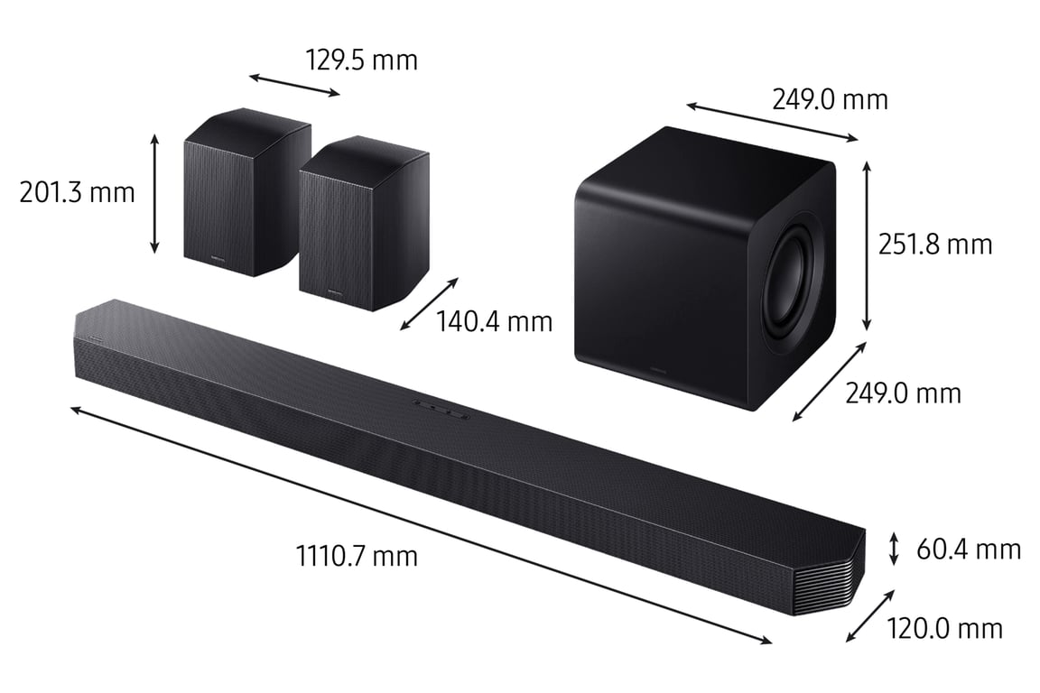 Barre De Son Samsung HW-Q935F – 9.1.4 Canaux, Dolby Atmos, 2025 - vue 6