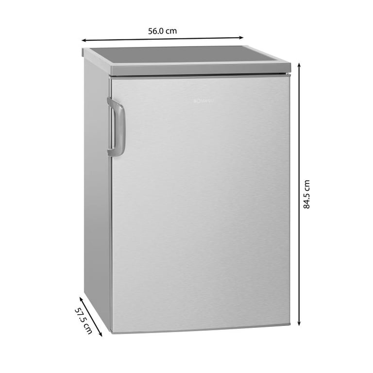 Réfrigérateur Inox Bomann KS2194 1 Inox - vue 6