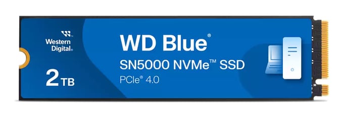 Western Digital Blue SN5000 2 To M.2 PCI Express 4.0 NVMe
