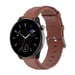 Correa de reloj de cuero genuino Brown 22 mm Samsung Galaxy Watch 3 45 mm/Gear S3 Classic, Frontier, Huawei Watch Buds/GT Runner/GT2 Pro, Xiaomi Watch S1 Pro, Garmin Forerunner 255/Vivoactive 4