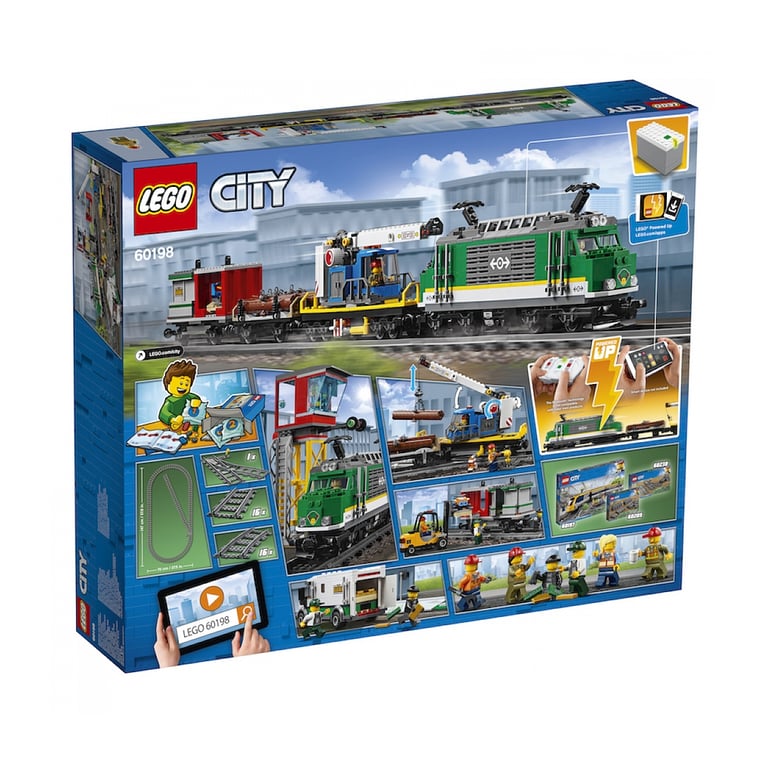 Lego City Le Train De Marchandises Télécommandé 60198 Lego La Boîte - vue 4