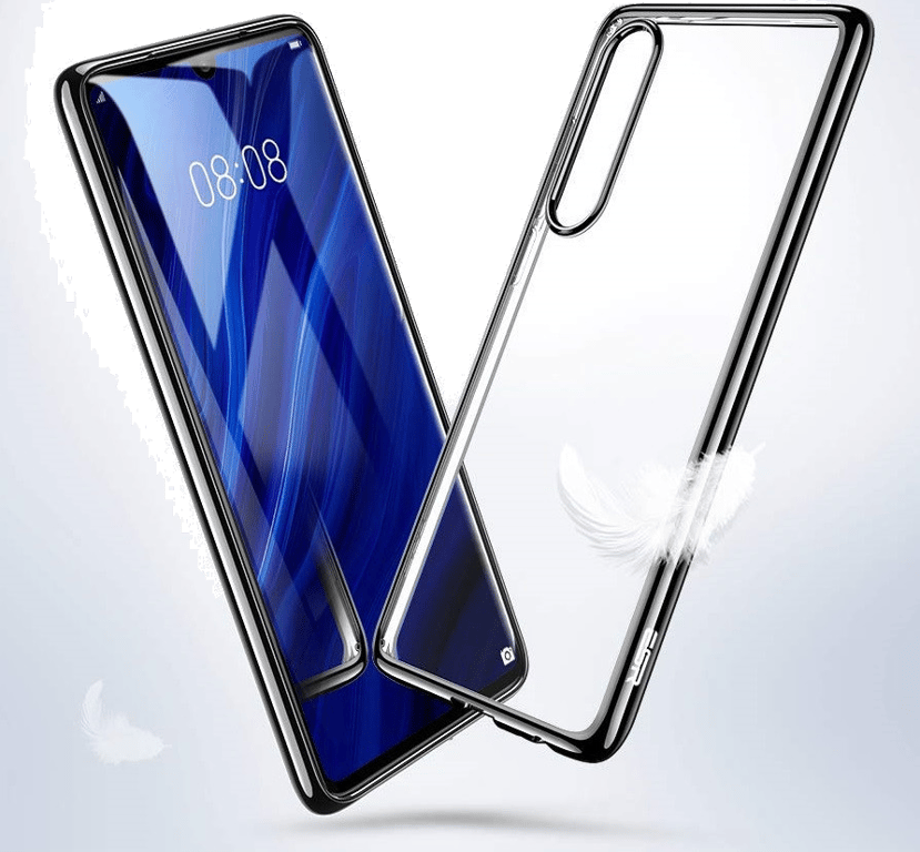Coque Chrome Silicone HUAWEI P30 Lite APPLE Contour Transparente Bumper Protection Gel Souple