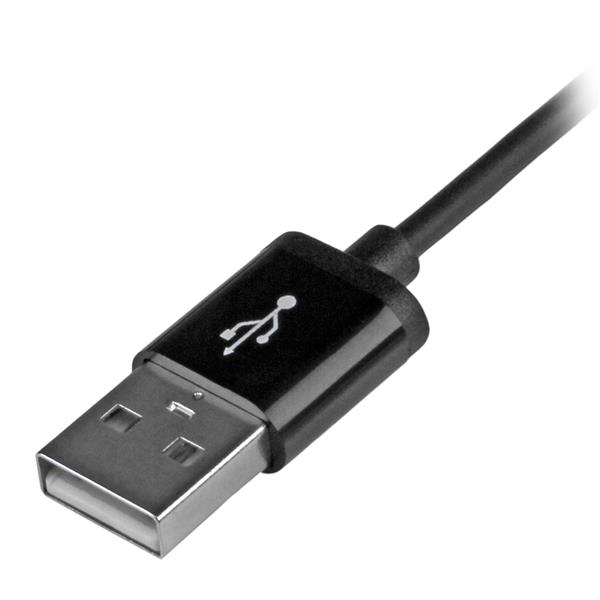 StarTech.com Cable Lightning a USB de 1m - Cable Cargador para iPhone / iPad / iPod - Cable de Carga Rápida - Certificación MFi de Apple - Negro