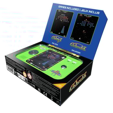 Console di gioco retrò Pocket Player PRO - Galaga - Atari - Schermo ad alta risoluzione da 7 cm
