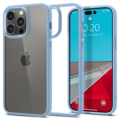 Spigen ACS04667. Guscio protettivo per Apple iPhone 14 Pro in policarbonato, blu