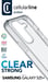 Cellularline Clear Strong - Galaxy S25+ Coque rigide avec bords en caoutchouc Samsung Galaxy S25+