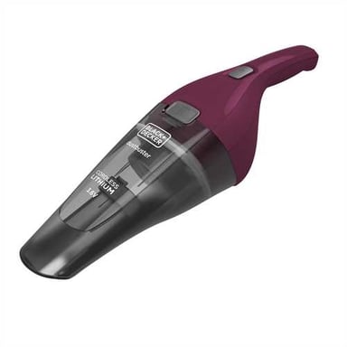 Black & Decker NVC115W aspiradora de mano Gris, Púrpura Sin bolsa