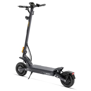 Ausom Gosoul 2 Pro Patinete Eléctrico Doble Motor Versión UE Gris, 1000W*2, 48V 18Ah, Neumáticos 10''x2.75, Velocidad Max 20km/h, Autonomía 90km, Suspensión Brazo Oscilante, NFC, Frenos de Disco, Modelo A7