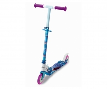 Patinette 2 roues pliable - SMOBY - Reine des Neiges - Structure métal - Trottinette avec uidon réglable