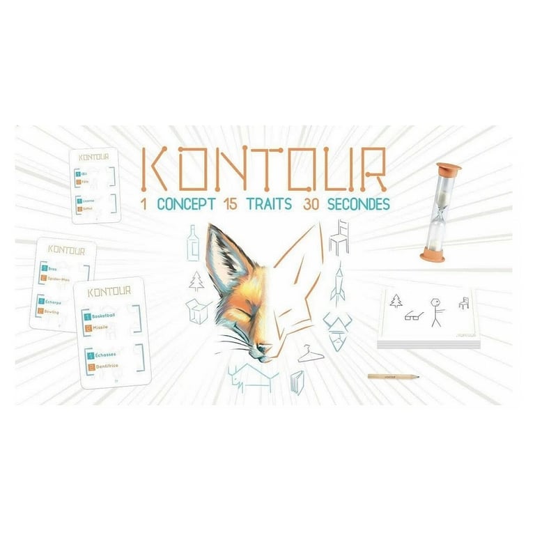 Jeu d'ambiance Kontour de Gigamic - Amusement et Créativité en 30 Secondes