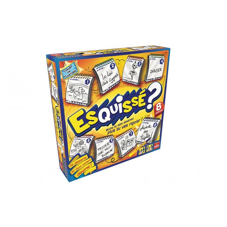 Esquissé - Jeu de Dessin Amusant pour 8 Joueurs - Neuf
