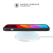 Coque antichoc en gel de silicone doux pour Apple iPhone 15, Noir satin