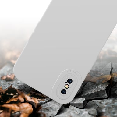 Coque pour Apple iPhone XS MAX en FLUID BLANC Housse de protection Étui en silicone TPU flexible