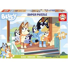 Puzzle 100 Bluey (madera)