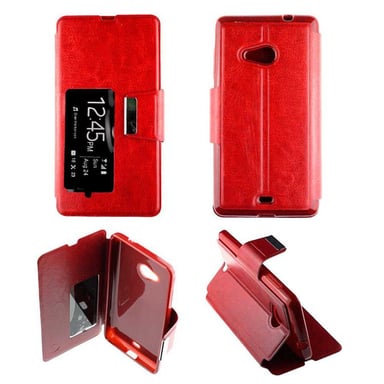 Etui Folio Rouge compatible Nokia Lumia 535