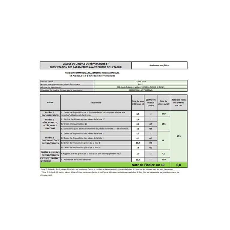 Beko VRT96425VD - vue 6