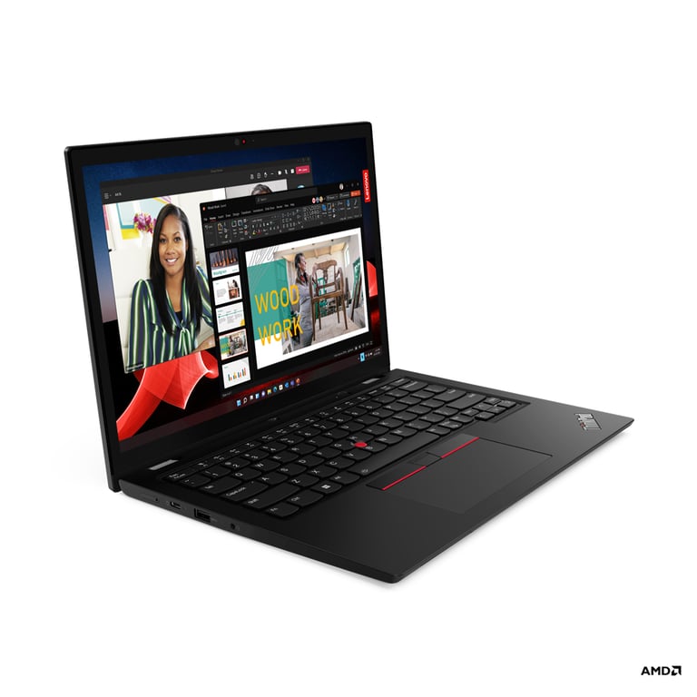 Lenovo ThinkPad L13 AMD Ryzen¿ 5 PRO Ibrido 2 in 1 33 8 cm 13.3 Touch screen WUXGA DDR4 SDRAM SSD Wi Fi 6E 802.11ax Windows 11 Pro Nero - vue 7