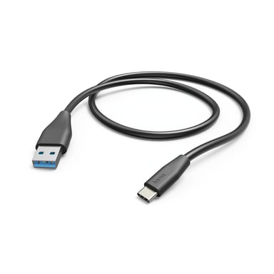 Câble de charge/données, USB Type-C, fiche A USB-3 . 1, 1,5 m, noir