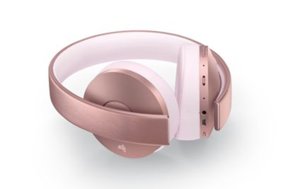 Sony Gold Wireless Headset Auriculares Inalámbrico y alámbrico Diadema Juego Oro rosa
