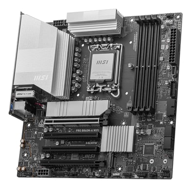 MSI PRO B860M-A WIFI carte mère Intel B860 LGA 1851 (Socket V1) micro ATX