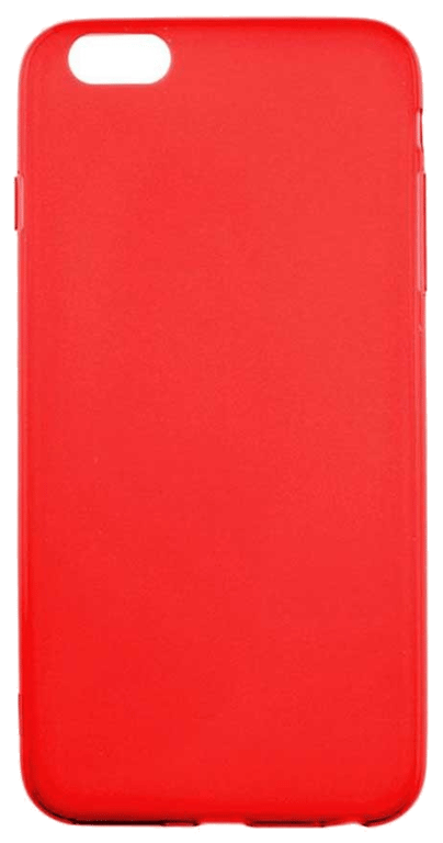 Coque silicone unie compatible Givré Rouge Apple iPhone 6 iPhone 6S