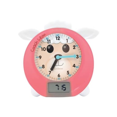 LEXIBOOK - Mon Reveil Educatif LEON Coach de Sommeil - Conteur dHistoires et Lumieres version FR