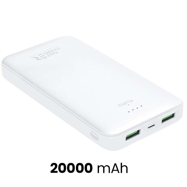 Power Bank Li ion 20000mAh avec 2 Ports USB et 1 Port USB C Neuf - vue 3