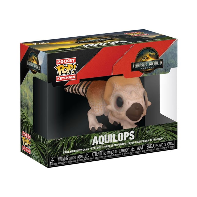 Figurine Funko Pop Keychain porte clé Jurassic World Aquilops - Neuf