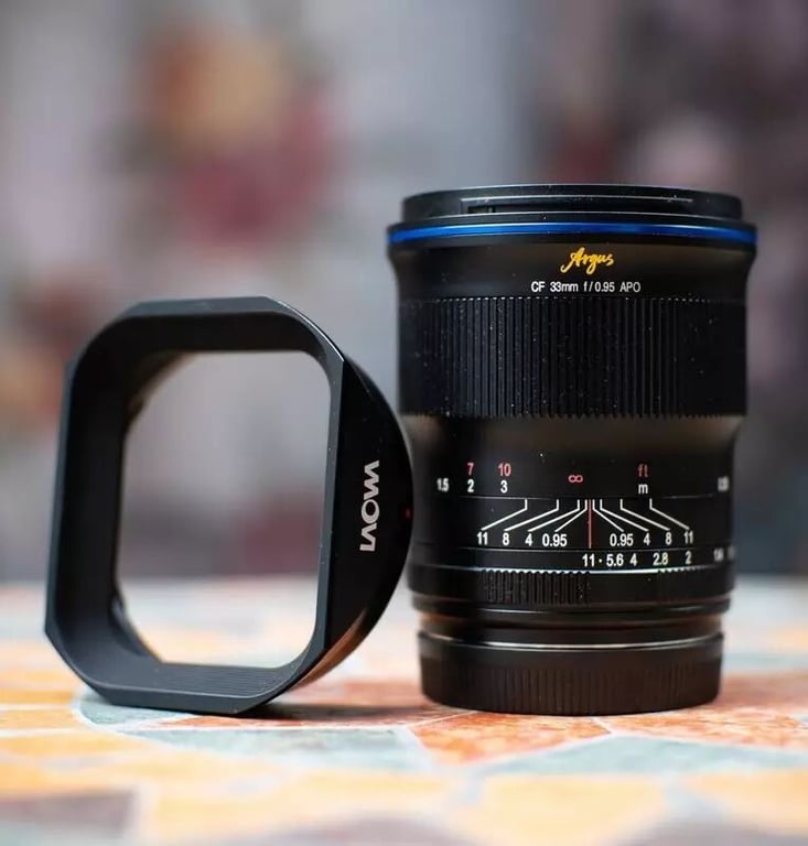 Objectif Hybride Laowa Argus 33mm F/0.95 CF APO – Focale Fixe, Monture E - vue 2
