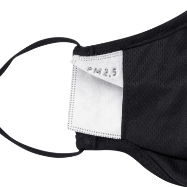 Maschera lavabile (1 maschera + 5 filtri), nero notte