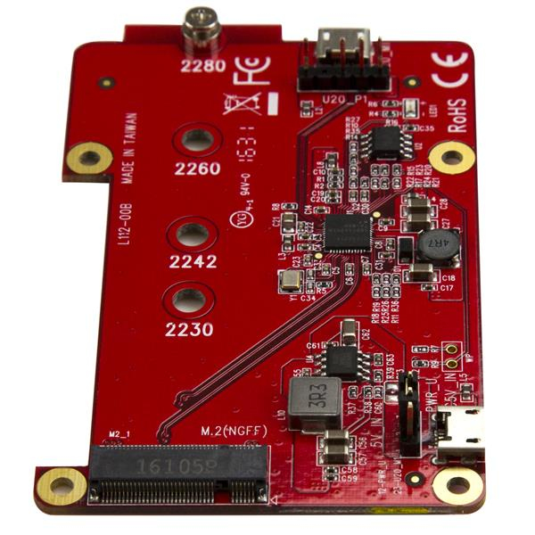 StarTech.com Convertisseur USB vers mSATA pour Raspberry Pi et les cartes de développement Adaptateur USB vers mini SATA Contrôleur de stockage .2 Card USB 2.0 - vue 4