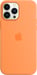 Coque en silicone avec MagSafe pour iPhone 13 Pro Max Orange