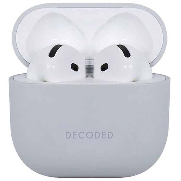 Decoded DECODED Silicone AirCase Gris AirPods 4e Gen - Neuf