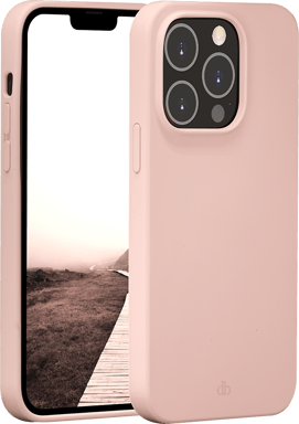 Coque Monaco Compatible MagSafe Plastique recyclé Pink Sand pour Apple iPhone 14 Pro Max DBramante1928