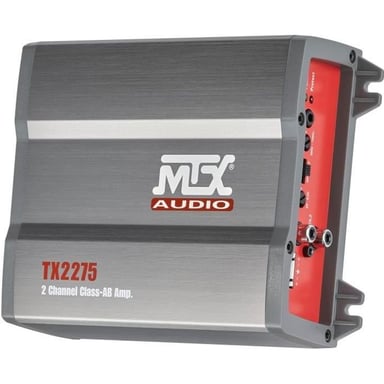 MTX TX2275 Amplificatore per auto 2x110W RMS 2 o 1x220W RMS 4 Filtri attivi variabili Ingressi ad alto livello