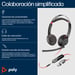 POLY Blackwire 5220 Cuffie stereo USB-C + connettore da 3,5 mm + adattatore USB-C/A (confezione)