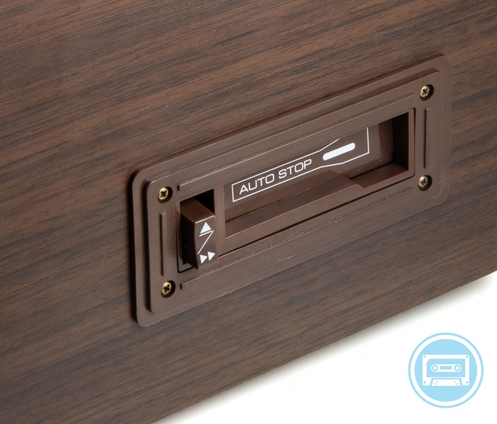 Technaxx TX-137 Tourne-disque entraîné par courroie Noir, Bois Semi-automatique - vue 3