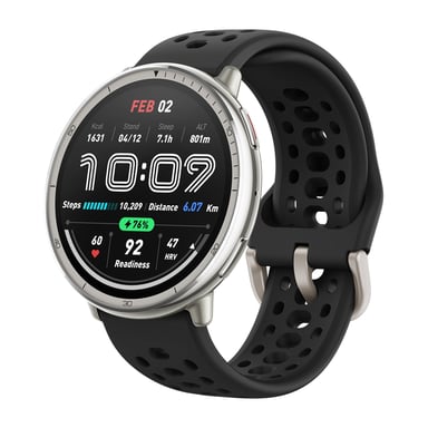 Amazfit Active 2 3,35 cm (1.32'') AMOLED Digitale 466 x 466 Pixel Touch screen Argento GPS (satellitare)