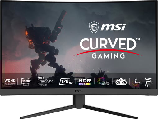 MSI Optix G32CQ4 80 cm (31,5'') 2560 x 1440 pixel Quad HD LCD Nero