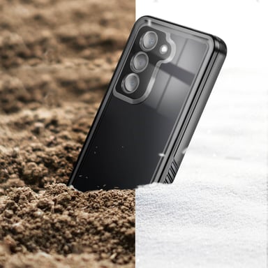 Custodia integrale per Samsung S23 Plus impermeabile IP68 Redpepper Contour Nero