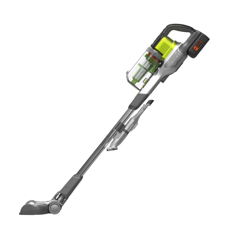 Black & Decker BHFEV362DA aspiradora de pie y escoba eléctrica Aspiradora escoba Batería Secar Sin bolsa 0,75 L Gris, Cal 2 Ah