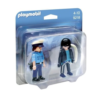 PLAYMOBIL 9218 - Dúo Policía y Ladrón