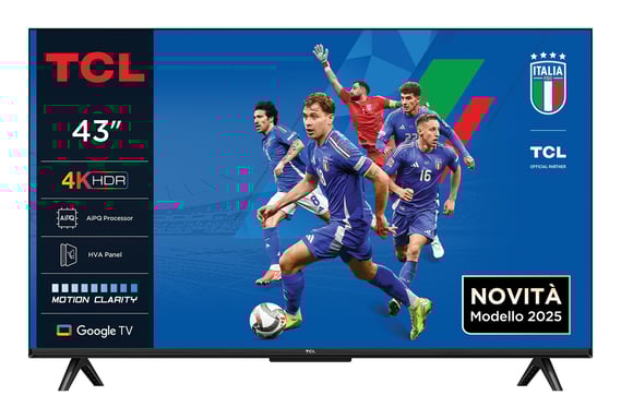 TCL P6K 43P6K Televisor 109,2 cm (43'') 4K Ultra HD Smart TV Wifi Metálico