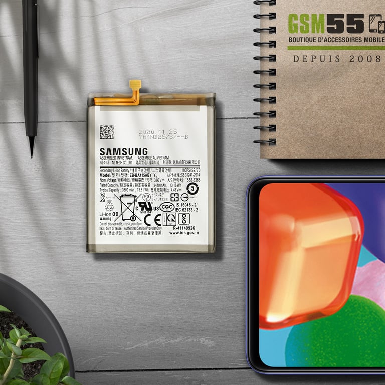 Samsung Batterie Galaxy A41 3500mAh - vue 4