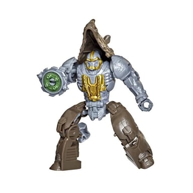 Transformers Rise of The Beasts Battle Changer - F4606 - Figurina articolata convertibile 11 cm - Rhinox